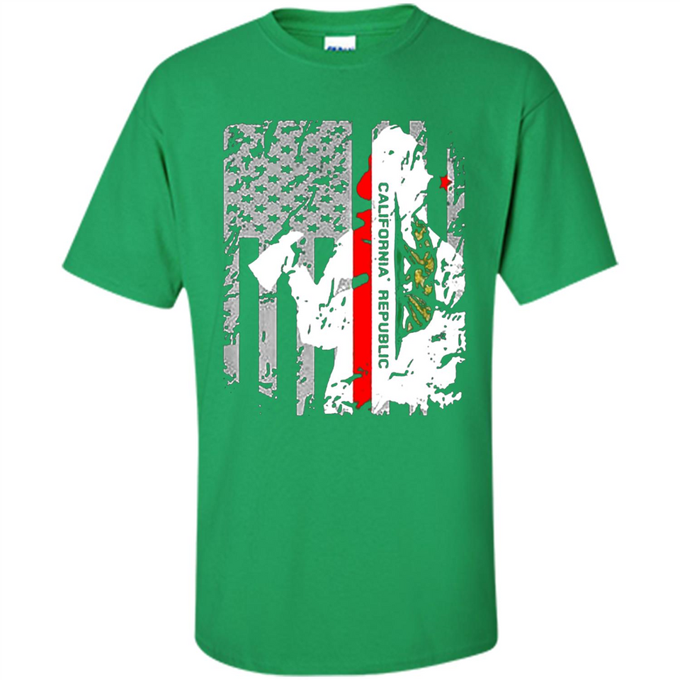 Paradise California Firefighter Thin Red Line Funds Youth T-Shirt PINGPONG - Shirt
