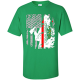 Paradise California Firefighter Thin Red Line Funds Youth T-Shirt PINGPONG - Shirt