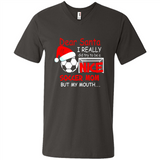 Dear Santa I Really Did Try To Be A Nice Soccer Mom Sweatshirt - Men's V-Neck