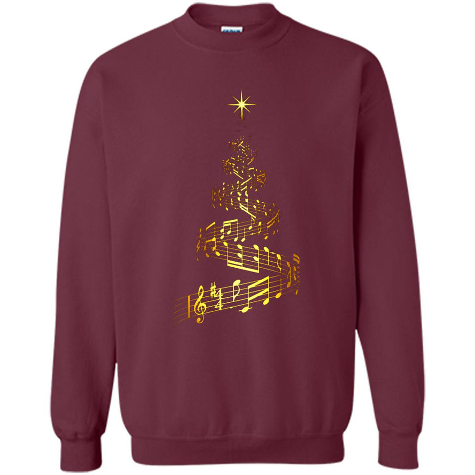Music Note Christmas Tree Xmas Music Lover Mug PINGPONG - Sweatshirt