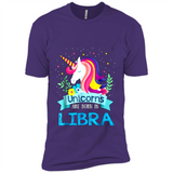 Unicorns are born in Libra Birthday Rainbow Gift Ladies Custom