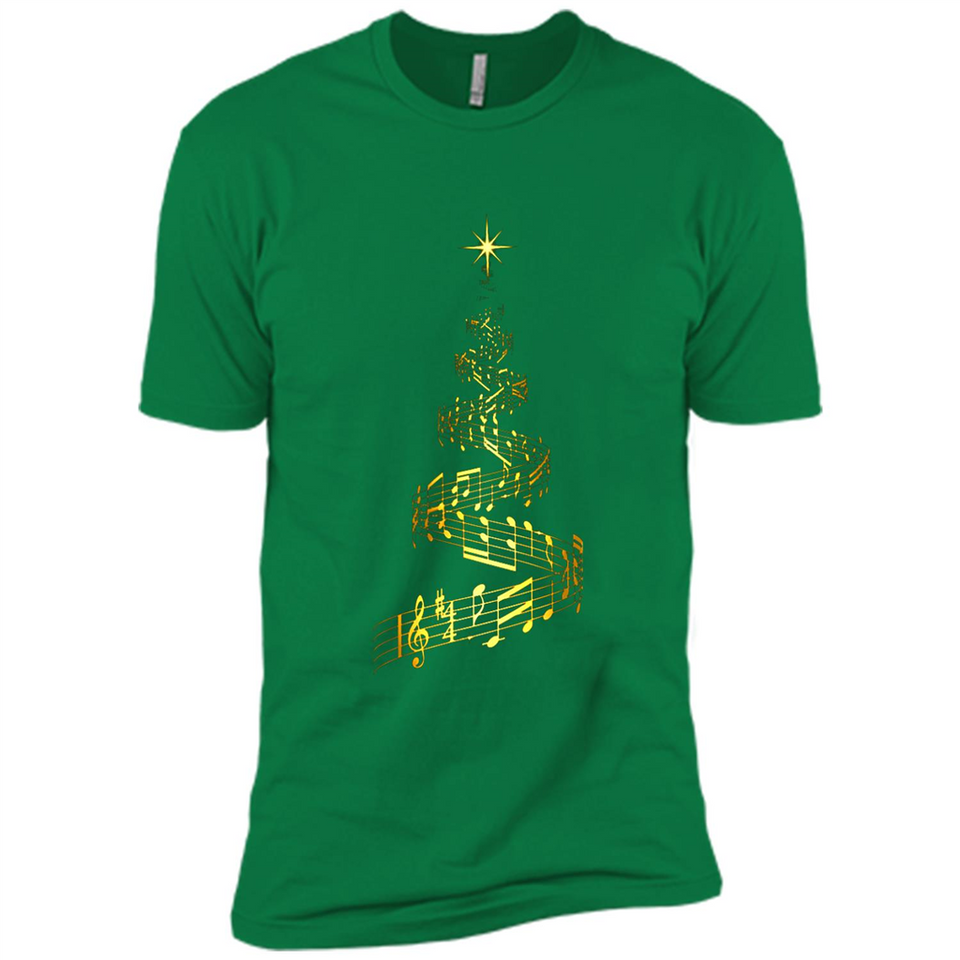 Music Note Christmas Tree Xmas Music Lover Mug PINGPONG - Premium Short Sleeve T-Shirt