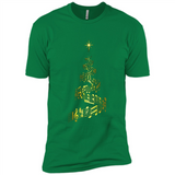 Music Note Christmas Tree Xmas Music Lover Mug PINGPONG - Premium Short Sleeve T-Shirt