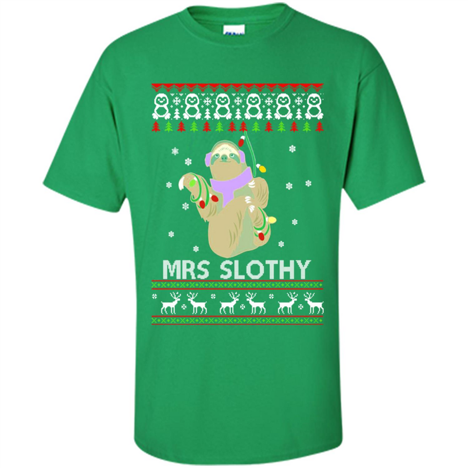 Mrs Slothy Christmas - Shirt