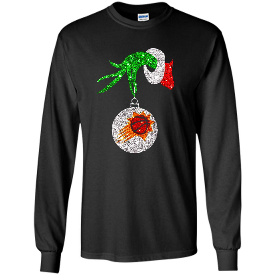 Amazing Phoenix Sun Glitter Grinch Monogram Ornament Christmas Gift - Long Sleeve T-Shirt