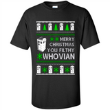 Merry Christmas You Filthy Whovian ugly sweater PINGPONG