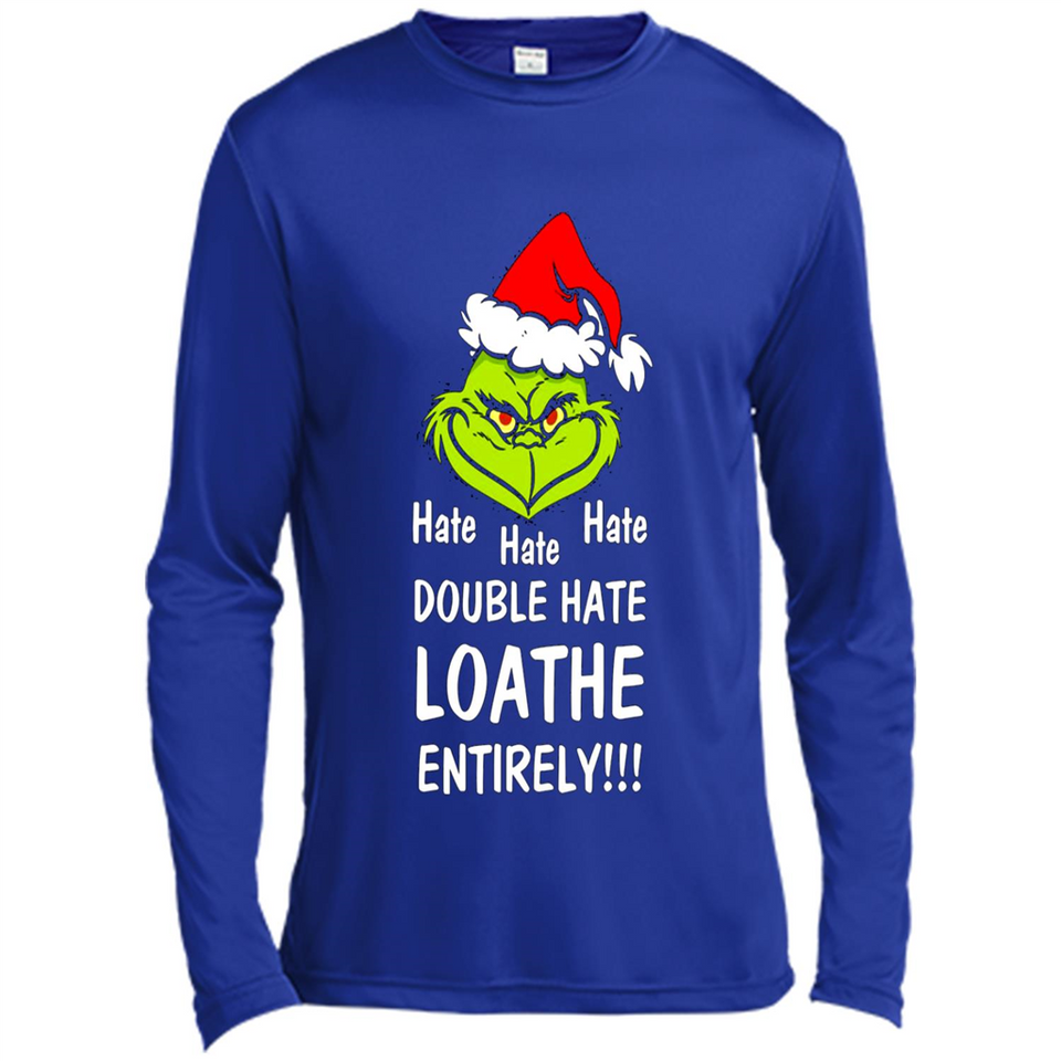 Mr Grinch hate hate hate double hate loathe entirely sweater PINGPONG