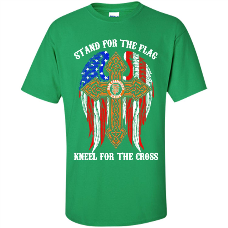 Francisco Giants - stand for the flag kneel for the cross