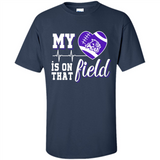 Abilene Christian Wildcats Football My Heart is on that Field - Shirt