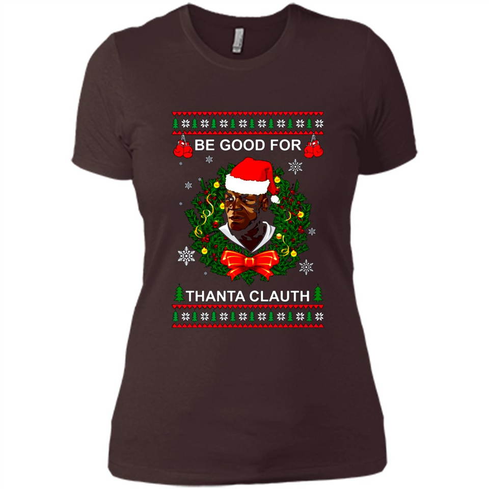Mike Tyson Thanta Clauth Santa Claus Christmas sweater PINGPONG