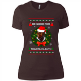 Mike Tyson Thanta Clauth Santa Claus Christmas sweater PINGPONG