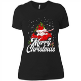 Merry Christmas Pig s - Ladies' Boyfriend T-Shirt