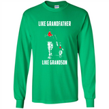 Boston Red Sox GrandFather Like GrandSon - Long Sleeve T-Shirt