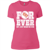 UCF Knights Forever For ever not just when we win - Ladies' Boyfriend T-Shirt