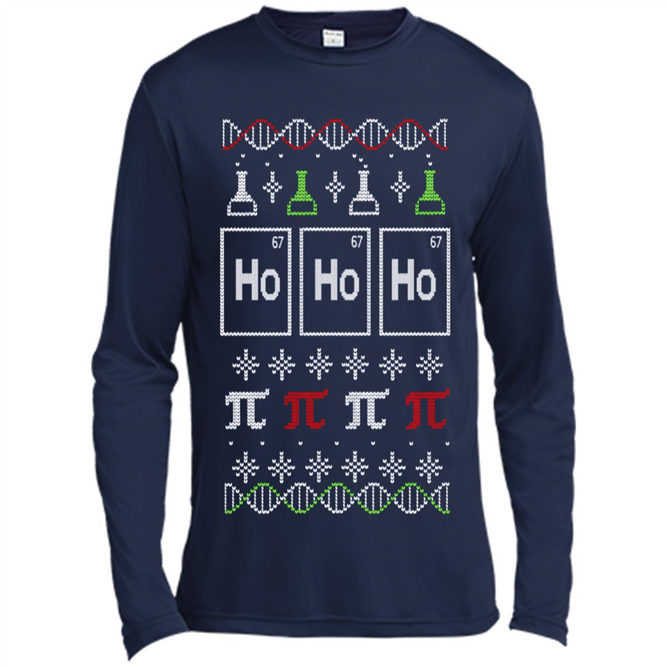 Scientific christmas ugly sweater - Canvas Long Sleeve T-Shirt