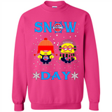 Snow Day Shirt For Detroit Pistons Vs Minion Fans pingpong