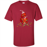 Christmas Lights Sloth Long Sleeve Santa Sloth - Shirt