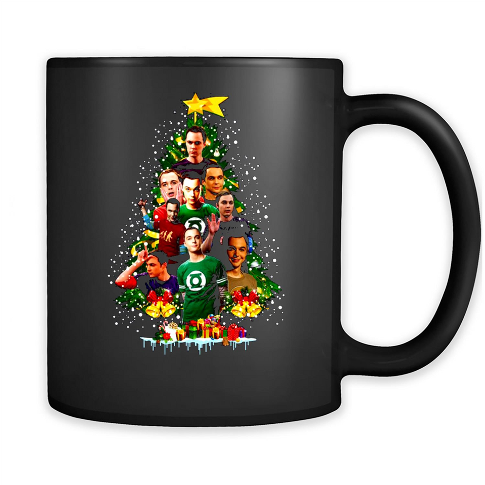 Sheldon Cooper Christmas tree sweater PINGPONG