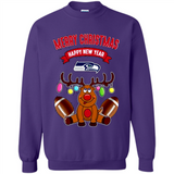 Seattle Seahawks NFL Reindeer Funny Merry Christmas And Happy New Year