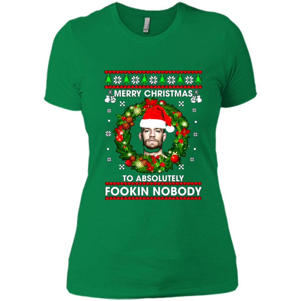 Merry Fookin Christmas Conor Mcgregor sweater PINGPONG