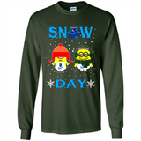 Snow Day Shirt For Kansas City Royals Vs Minion Fans pingpong