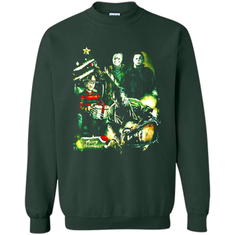Merry Halloween Christmas Jason Michael Myers Leather Face Freddy PINGPONG