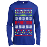 Grandma Ugly Christmas - Canvas Long Sleeve T-Shirt