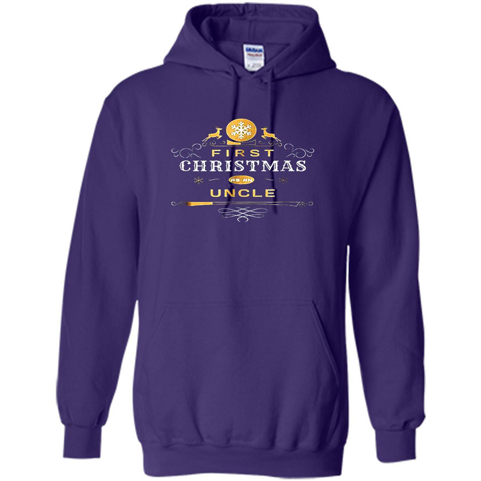 First Christmas as a Uncle - Christmas Family - Hoodie