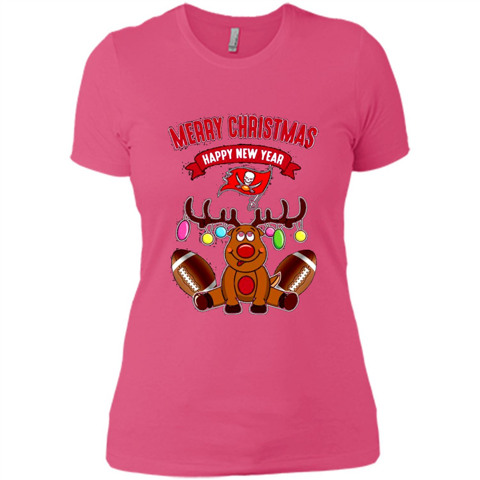 Tampa Bay Buccaneers NFL Reindeer Funny Merry Christmas And Happy New Year