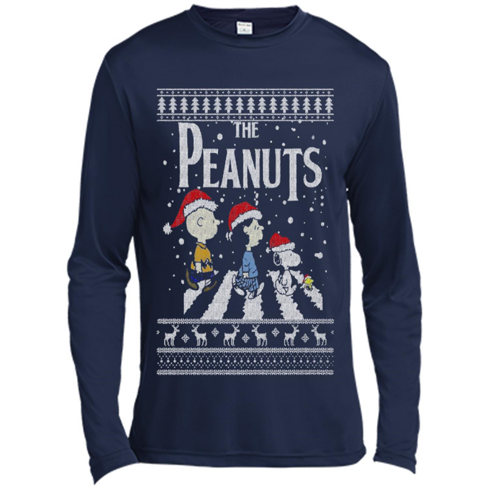 Snoopy Peanuts Ugly Christmas - Canvas Long Sleeve T-Shirt