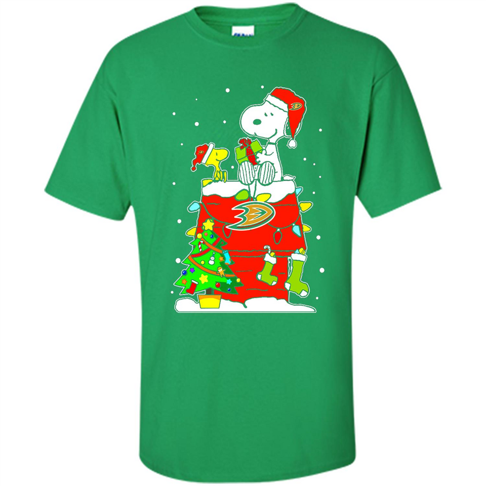 Anaheim Ducks Snoopy Ugly Christmas Sweaters - Shirt