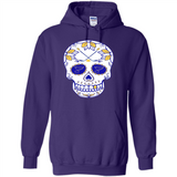 St. Louis Blues Hockey Sugar Skull Day of the Dead