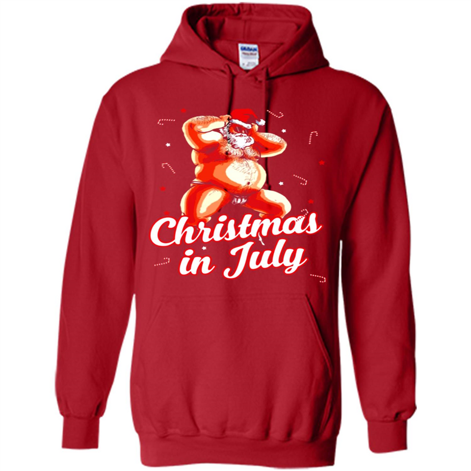 Christmas In July - Funny Dancing Santa - Hoodie