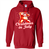 Christmas In July - Funny Dancing Santa - Hoodie