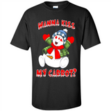 Snowman Wanna Kiss My Carrot Christmas - Shirt