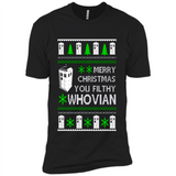 Merry Christmas You Filthy Whovian ugly sweater PINGPONG