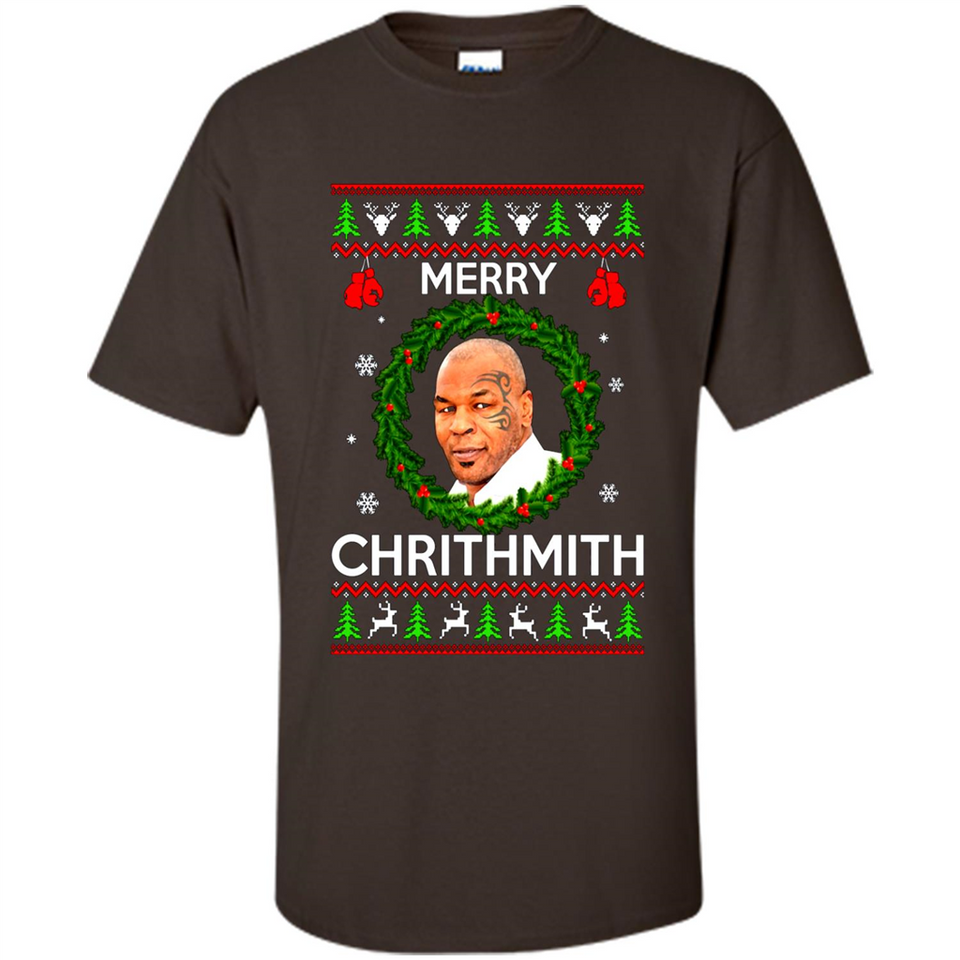 Mike Tyson Merry Chritmith Christmas Sweatshirt PINGPONG