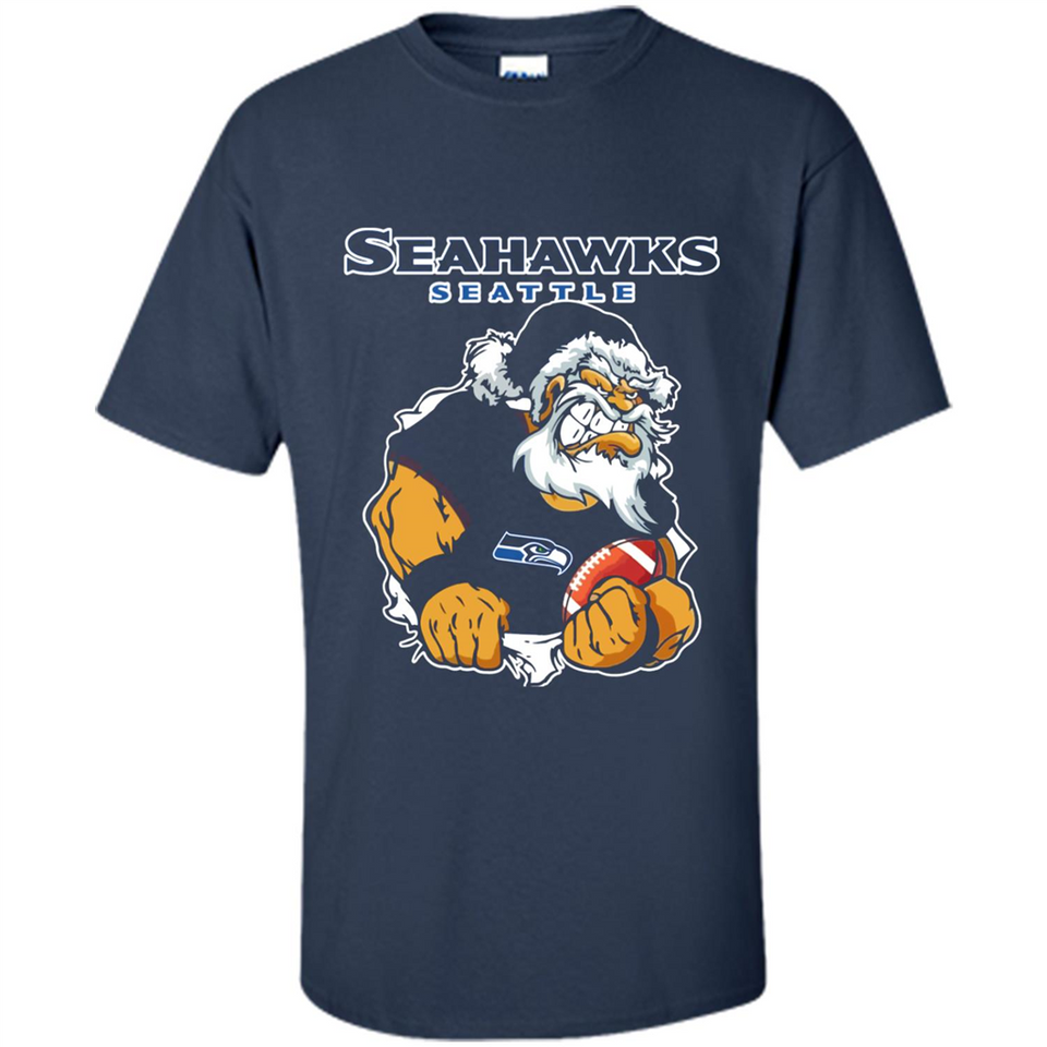 Grumpy Santa Claus Seahawks Seattle Football Team PINGPONG