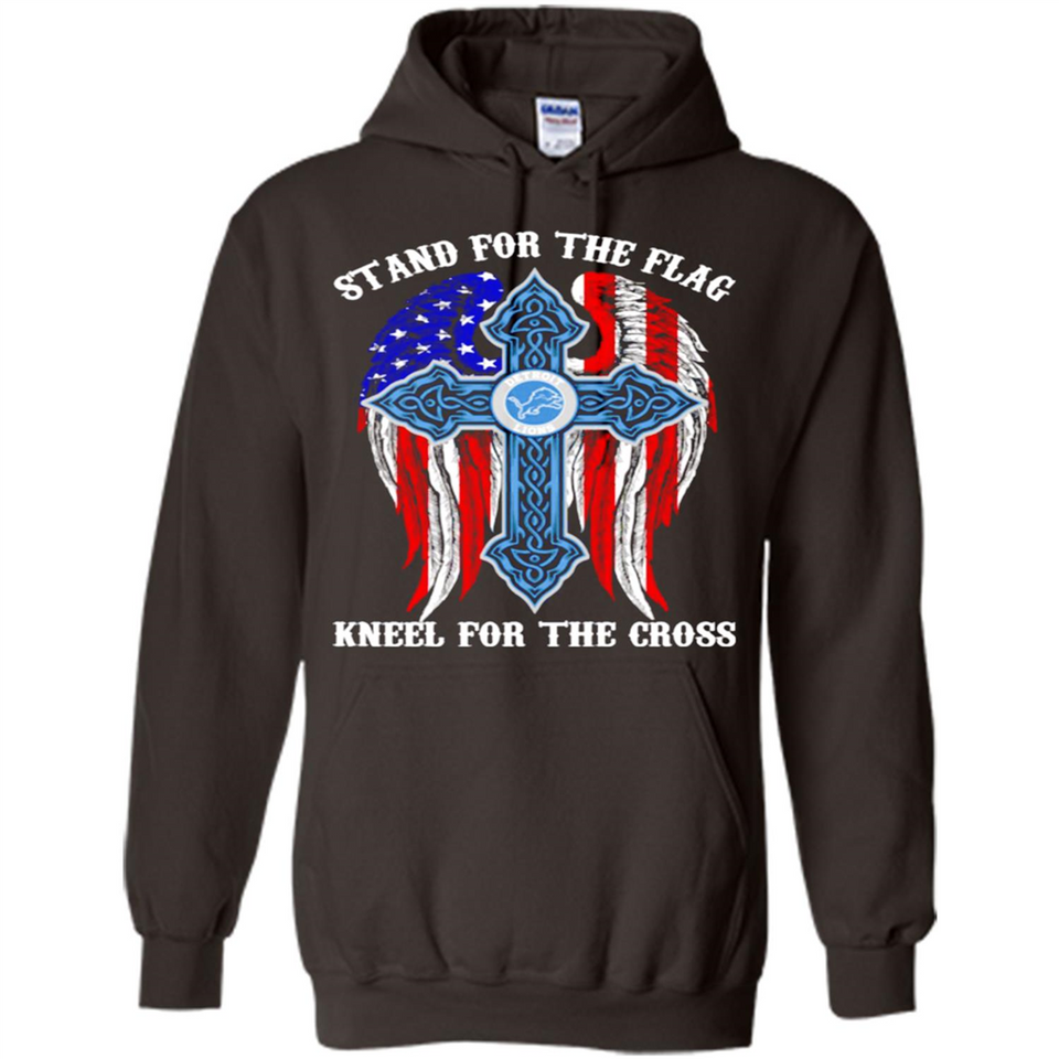 Detroit Lions - stand for the flag kneel for the cross