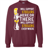 Shirt For Dr Seuss Cat And Pittsburgh Steelers Fans - Sweatshirt