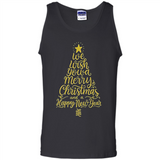 Christmas Tree T-Shirt Funny Mery Christmas Gift Idea - Tank Top
