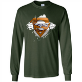 Denver Broncos And Superman Fans - Long Sleeve T-Shirt