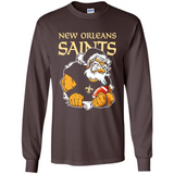 Grumpy Santa Claus New Orleans Saints Football Team PINGPONG