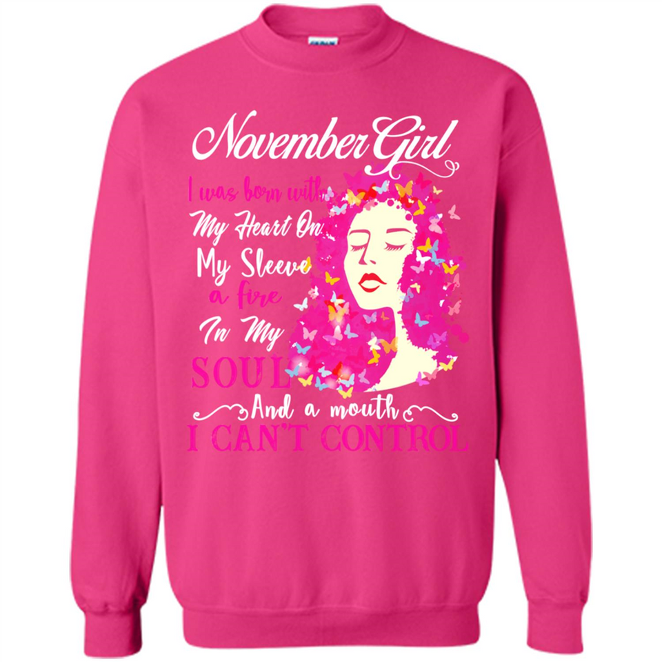 November Butterfly Girl - Sweatshirt