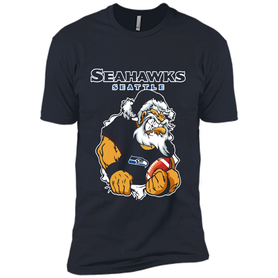 Grumpy Santa Claus Seahawks Seattle Football Team PINGPONG