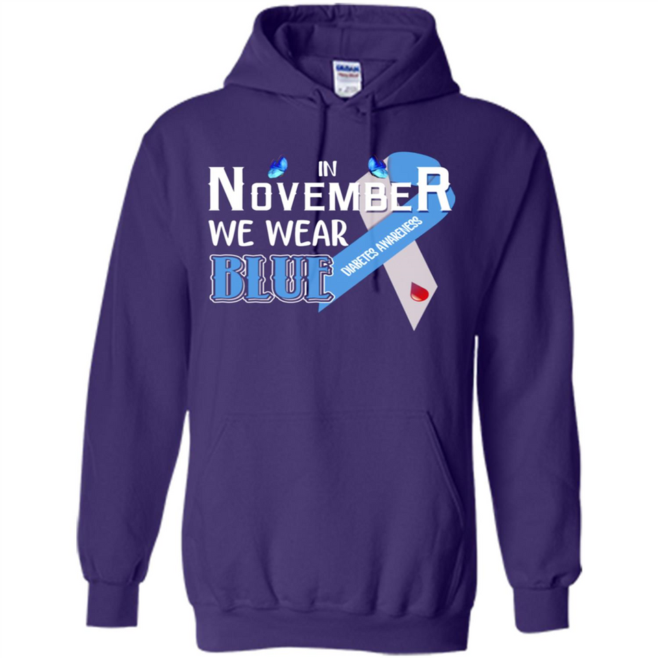 November We Wear Blue Diabetes Awareness