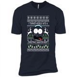 RICK AND MORTY-I TURNED MYSELF INTO A CHRISTMAS SWEATER MORTY UGLY XMAS SWEATER