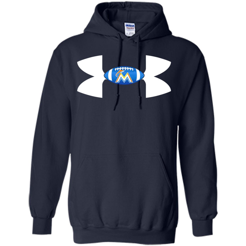 Miami Marlins Under Armour Logo - Hoodie