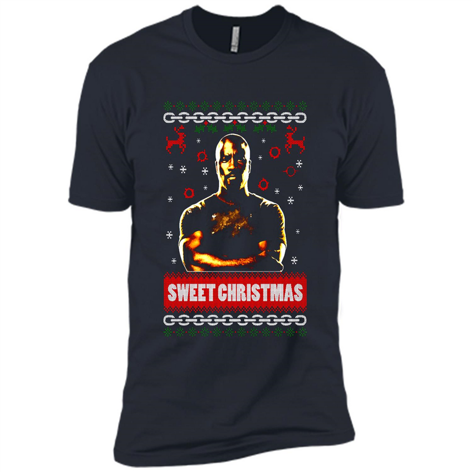 Christmas Ugly Sweater Floyd Mayweather Sweet Christmas - Premium Short Sleeve T-Shirt