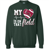 Arizona Cardinals Football My Heart is on that Field - Sweatshirt